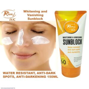 whitening and vanishing sunblock spf 60