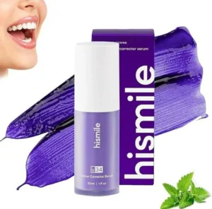 v34 color corrector serum purple toothpaste