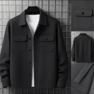 men's fleece plain fleece jacket