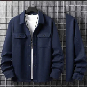 men's fleece plain jacket