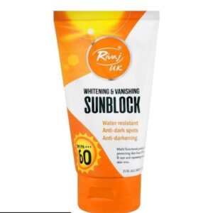 whitening and vanishing sunblock spf 60
