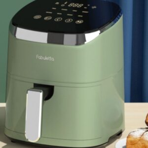 bella fits anywhere kitchenware: 4 qt. slim air fryer seaglass
