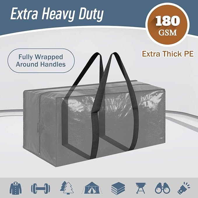 extra heavy duty large moving bags with zipper & handles – 6 pack extra heavy duty large moving bags with zipper & handles – 6 pack