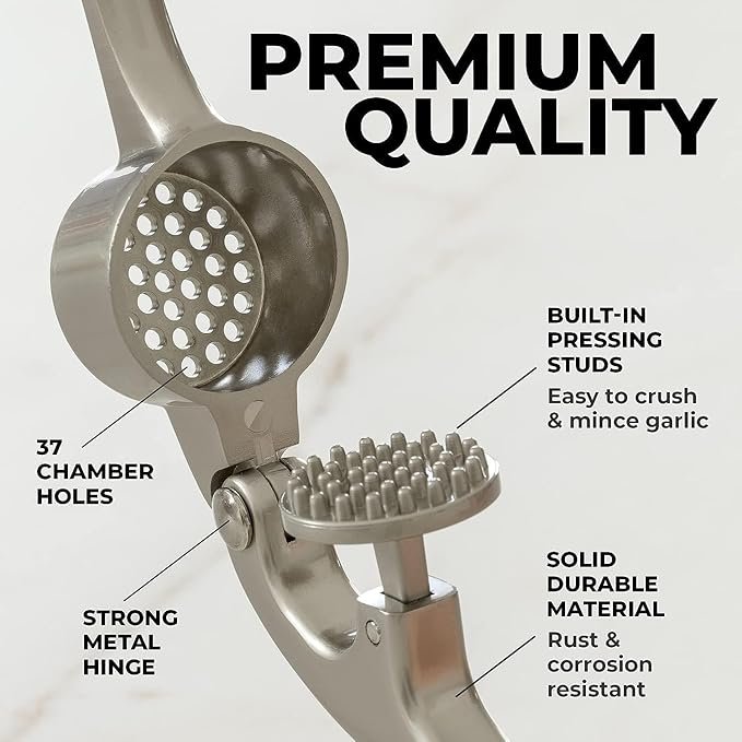 premium stainless steel garlic press set premium stainless steel garlic press set