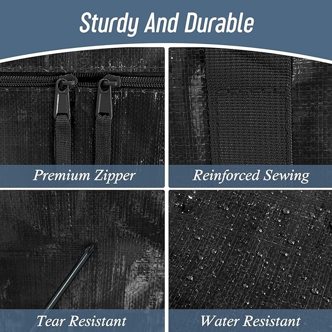 extra heavy duty large moving bags with zipper & handles – 6 pack extra heavy duty large moving bags with zipper & handles – 6 pack