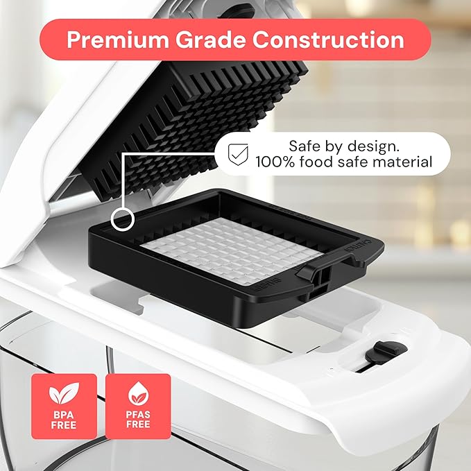 fullstar the original pro chopper – 4 in 1 vegetable chopper and spiralizer, food chopper with container, fruit slicer, kitchen gadgets & home essentials (white) fullstar the original pro chopper – 4 in 1 vegetable chopper and spiralizer, food chopper with container, fruit slicer, kitchen gadgets & home essentials (white)