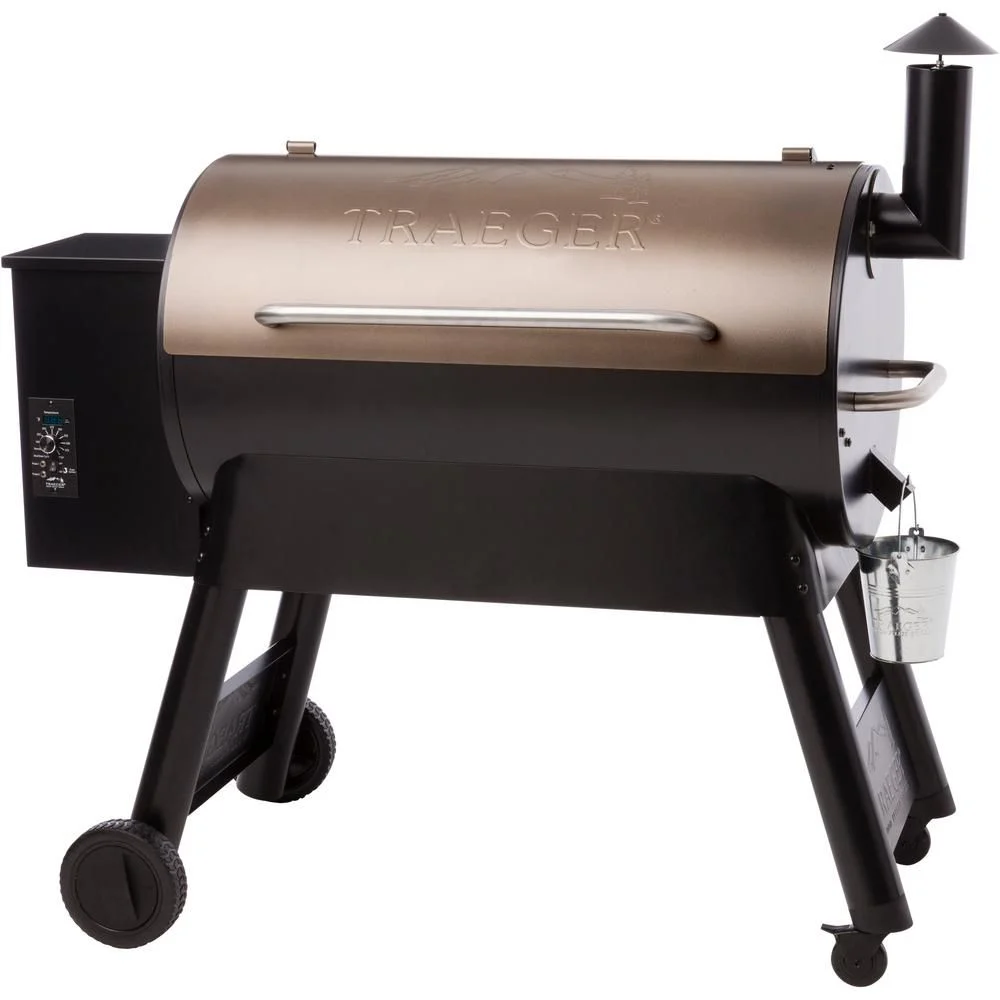 traeger pro series 34 pellet grill in bronze
