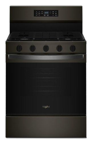 whirlpool 5.0 cu. ft. freestanding gas range with air cooking technology black stainless steel wfgs5730sv whirlpool 5.0 cu. ft. freestanding gas range with air cooking technology black stainless steel wfgs5730sv
