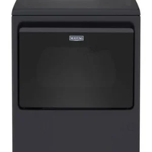 maytag 7.4 cu. ft. smart electric dryer with extra power and advanced moisture sensing midnight steel