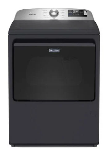 maytag 7.4 cu. ft. smart electric dryer with extra power and advanced moisture sensing midnight steel maytag 7.4 cu. ft. smart electric dryer with extra power and advanced moisture sensing midnight steel