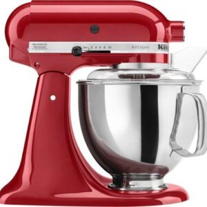 kitchenaid artisan series tilt head stand mixer empire red