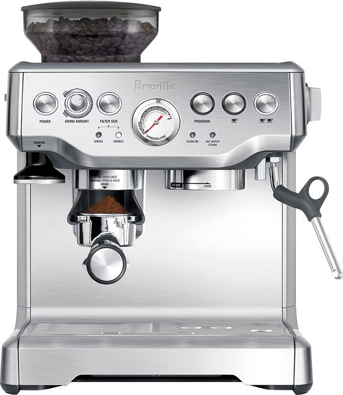breville the barista express espresso machine with integrated grinder stainless steel breville the barista express espresso machine with integrated grinder stainless steel