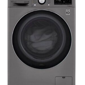 lg 2.4 cu ft compact front load washer and dryer w/ sensor dry graphite steel