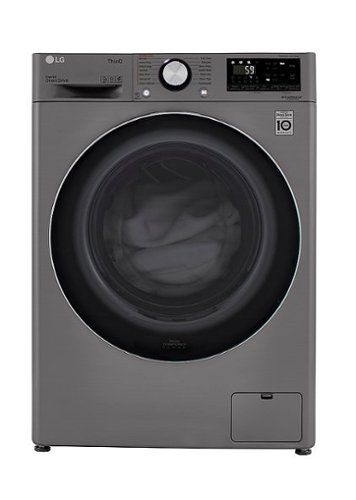 lg 2.4 cu ft compact front load washer and dryer w/ sensor dry graphite steel lg 2.4 cu ft compact front load washer and dryer w/ sensor dry graphite steel