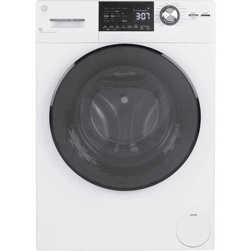 ge 2.4 cu. ft. 14 cycle washer and 16 cycle electric dryer combo white on white