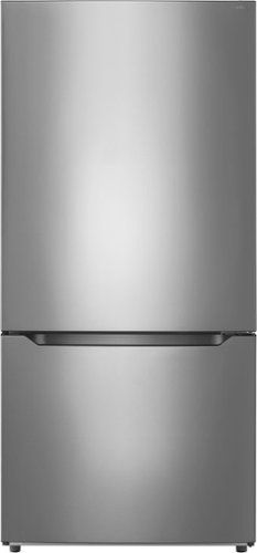 insignia™ 18.6 cu. ft. bottom mount refrigerator stainless steel