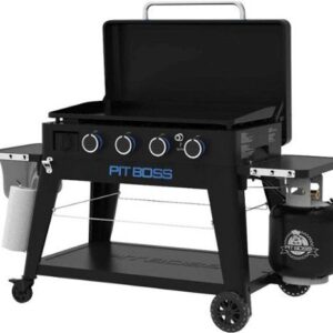 pit boss ultimate outdoor gas 4 burner griddle black