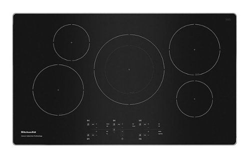 kitchenaid 36" built in electric induction cooktop with 5 elements stainless steel kitchenaid 36" built in electric induction cooktop with 5 elements stainless steel