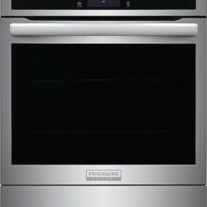 frigidaire gallery 24" built in single electric wall oven with air fry stainless steel