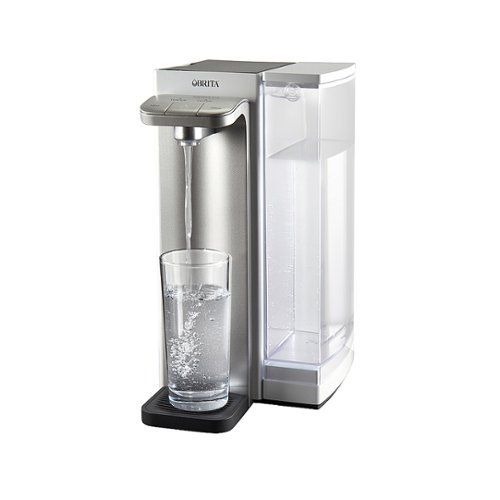 hamilton beach brita hub instant powerful countertop water filtration system white