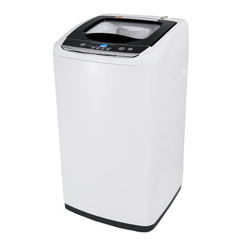 black+decker black+decker small portable washer,portable washer 0.9 cu. ft. with 5 cycles, transparent lid & led display white