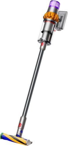 dyson v15 detect extra cordless vacuum yellow/nickel