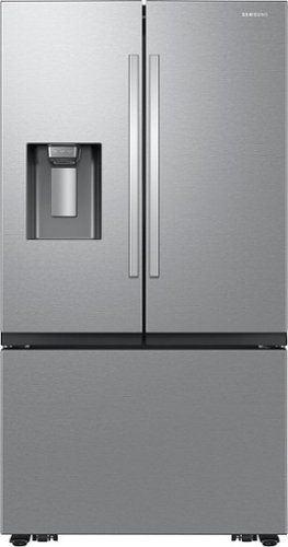 samsung 31 cu. ft. 3 door french door smart refrigerator with four types of ice stainless steel