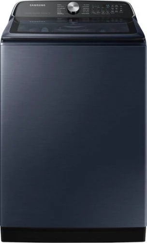 samsung 5.4 cu. ft. smart top load washer with pet care solution and super speed wash brushed navy samsung 5.4 cu. ft. smart top load washer with pet care solution and super speed wash brushed navy
