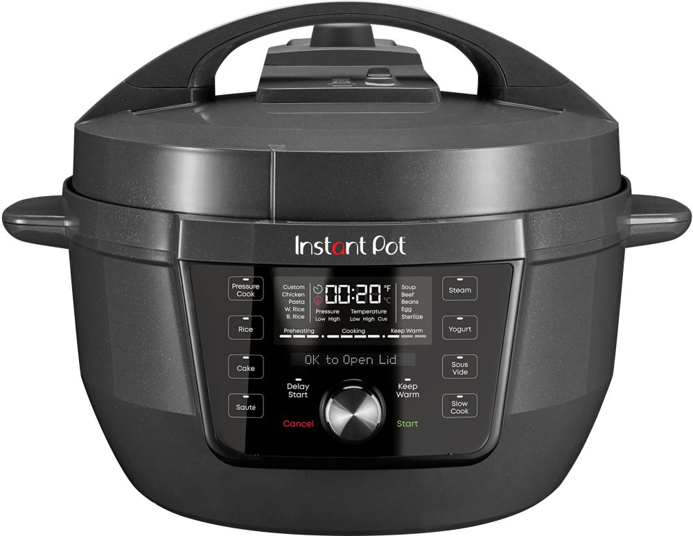 instant pot rio wide plus 7.5qt 7 in 1 electric pressure cooker & multi cooker black instant pot rio wide plus 7.5qt 7 in 1 electric pressure cooker & multi cooker black
