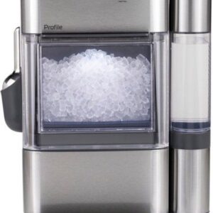 ge profile opal 2.0 ultra nugget ice maker with side tank stainless steel