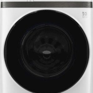 ge profile ultrafast 4.6 cu. ft. high efficiency smart front load combo electric washer & dryer with steam and ventless heat pump white