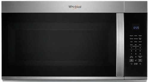 whirlpool 1.9 cu. ft. over the range microwave with sensor cooking stainless steel