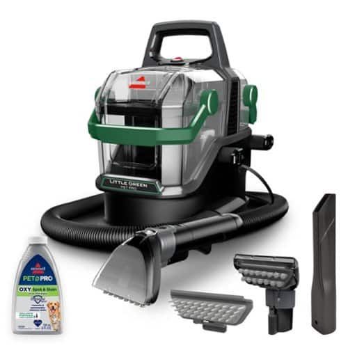 bissell portable deep carpet cleaner green