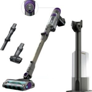 shark powerdetect™ clean & empty cordless stick vacuum & auto empty system with powerful suction dark gray