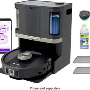 shark powerdetect nevertouch pro, self empty, self refill & self clean, robot vacuum and mop with bagless, 60 day capacity black