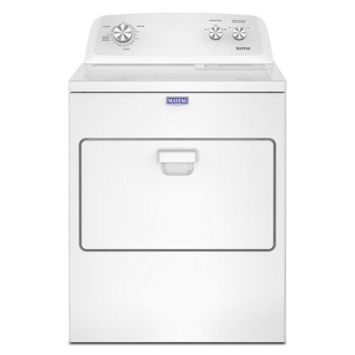 maytag 7.0 cu. ft. top load electric dryer with wrinkle prevent option white
