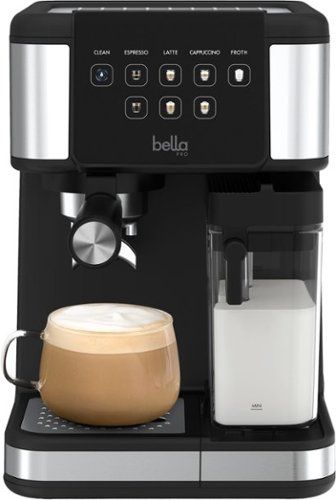 bella pro barista elite espresso drink station+ stainless steel bella pro barista elite espresso drink station+ stainless steel