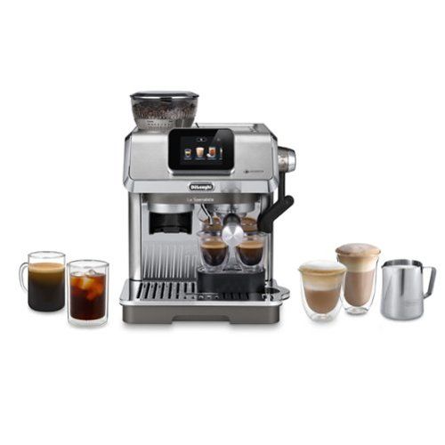 de'longhi la specialista touch espresso machine with cold brew & automatic frothing stainless steel