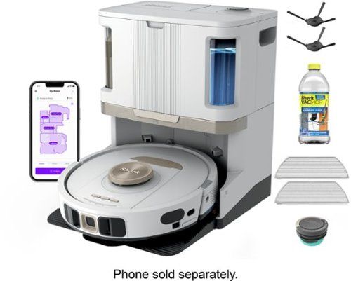 shark stratos 2 in 1 robot vacuum & mop with 25+ hands free features & nevertouch self cleaning base white shark stratos 2 in 1 robot vacuum & mop with 25+ hands free features & nevertouch self cleaning base white