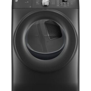 ge 7.8 cu. ft. stackable smart electric dryer with sanitize cycle carbon graphite