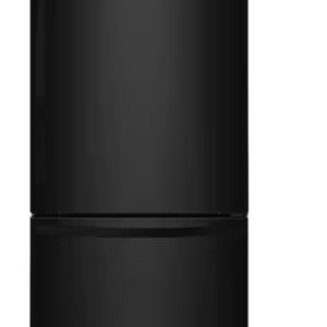 whirlpool 32.75 in. 22 cu. ft. bottom freezer refrigerator in black with spill guard glass shelves